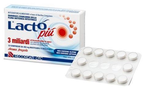 LACTO PIU 3MILIARDI 12 COMPRESSE