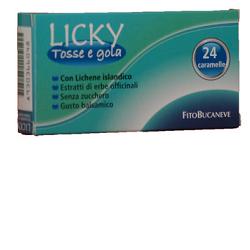 LICKY ADULTI TOSSE-GOLA 24 CARAMELLE SENZA ZUCCHERO