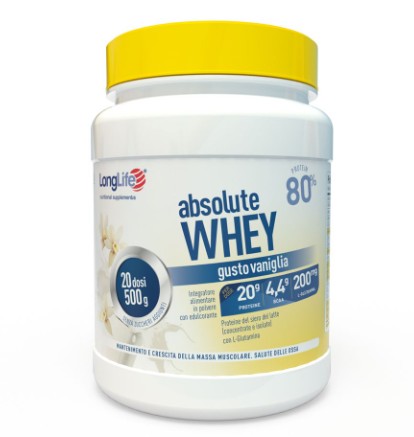 LONGLIFE ABSOLUTE WHEY GUSTO VANIGLIA