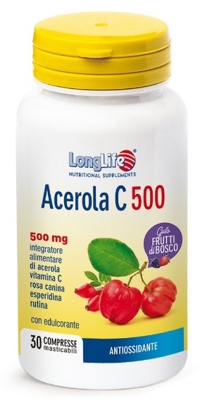 LONGLIFE ACEROLA C500 GUSTO FRUTTI DI BOSCO