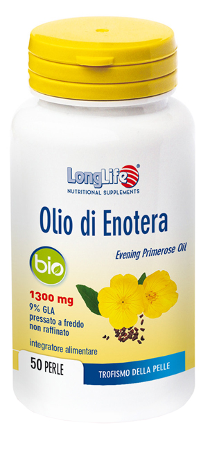 LONGLIFE OLIO DI ENOTERA BIO 1300MG 50 PERLE