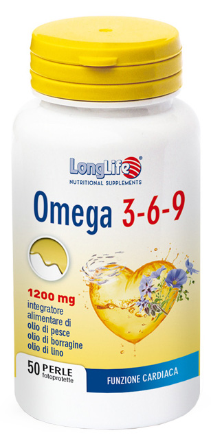 LONGLIFE OMEGA 3 6 9 1200MG 50 PERLE