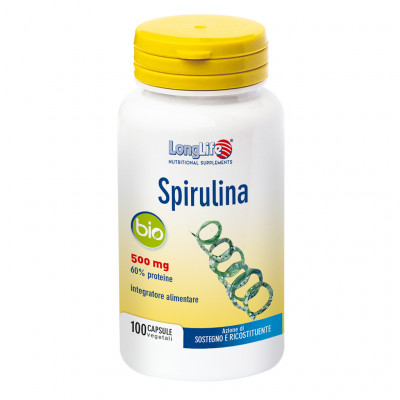LONGLIFE SPIRULINA 100 CAPSULE VEGETALI 500 MG