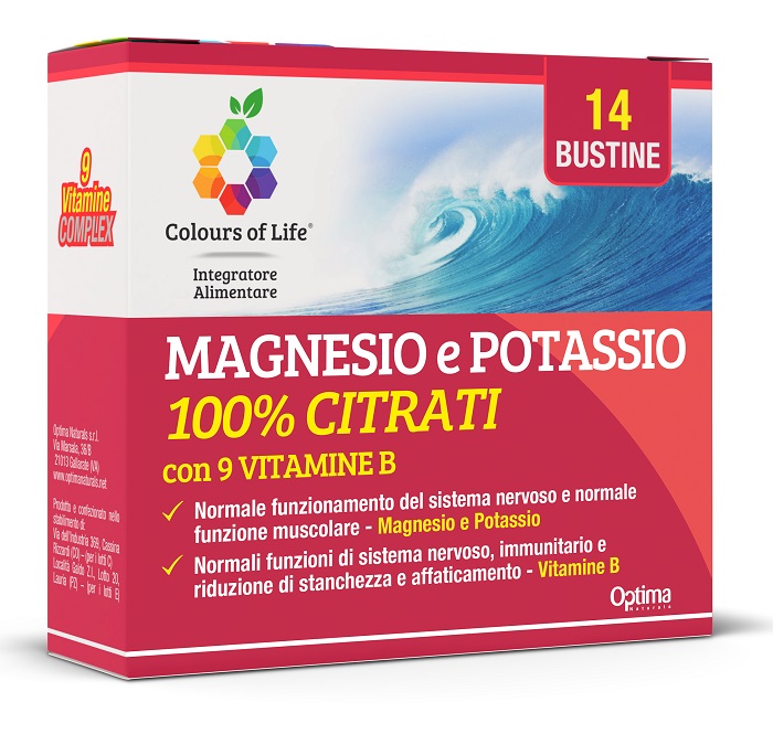 MAGNESIO POTASSIO VITAMINA B 14 BUSTINE