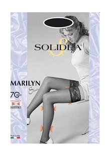 MARILYN 70 CALZA AUTOREGGENTE CAMEL MISURA 4