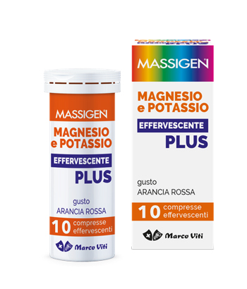 MASSIGEN MAGNESIO E POTASSIO PLUS 10 COMPRESSE EFFERVESCENTI