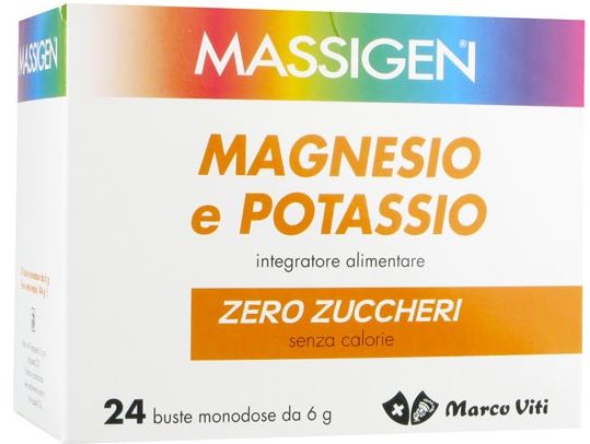 MASSIGEN MAGNESIO E POTASSIO ZERO ZUCCHERI 24 BUSTE