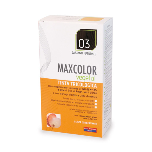 MAX COLOR VEGETAL TINTA 03 CASTANO NATURALE