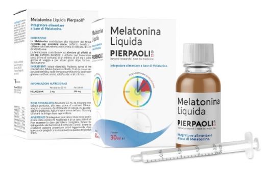 MELATONINA LIQUIDA PIERPAOLI INTEGRATORE UTILE PER DORMIRE 30 ML