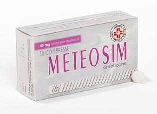 METEOSIM 50 COMPRESSE MASTICABILI 40MG