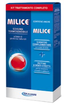 MILICE MULTIPACK SCHIUMA, SHAMPOO E PETTINE 