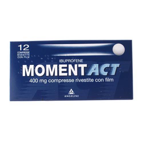 MOMENTACT 12 COMPRESSE RIVESTITE 400 MG