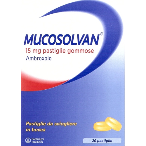 MUCOSOLVAN 20 PASTIGLIE 15 MG