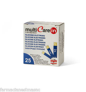 MULTICARE IN GLUCOSIO 25STRISCE