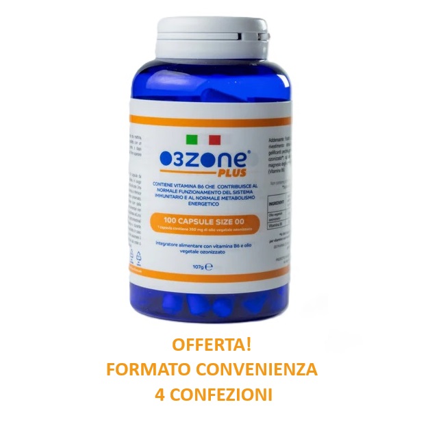 O3ZONE PLUS 100 CAPSULE - OFFERTA 4 CONFEZIONI