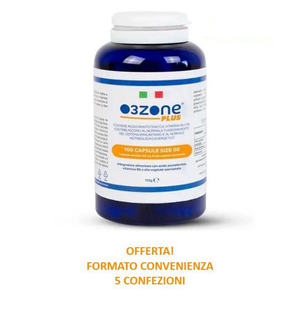 	O3ZONE PLUS 100 CAPSULE - OFFERTA 5 CONFEZIONI