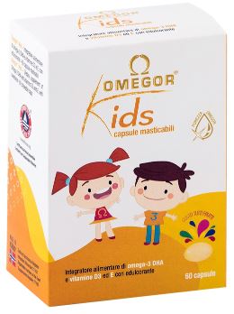 OMEGOR KIDS TUTTI FRUTTI 60 CAPSULE