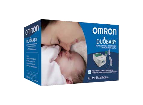 OMRON NEBULIZZATORE DUO BABY AEROSOL CON ASPIRATORE NASALE