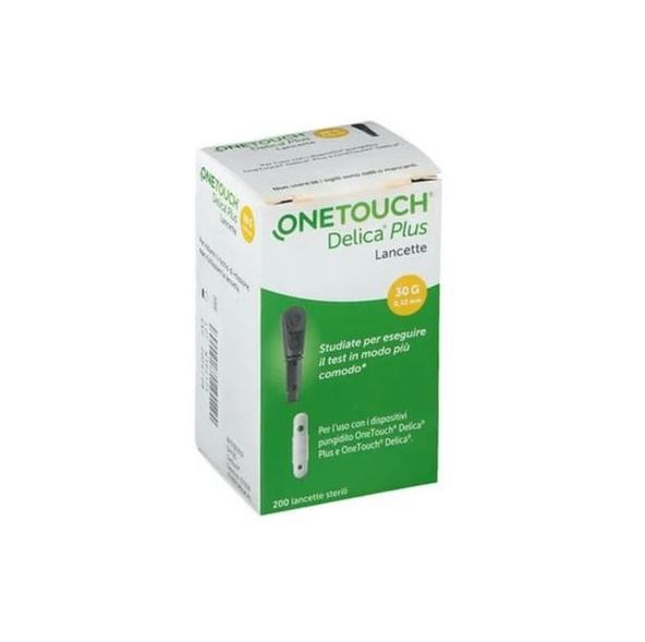ONETOUCH DELICA PLUS LANCETTE 200 PEZZI