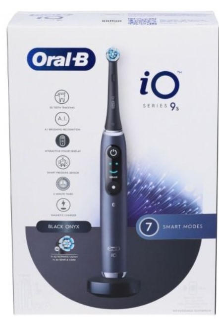 ORALB IO 9 BLACK SPAZZOLINO + 2 TESTINE RICAMBIO