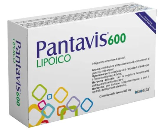PANTAVIS 600 LIPOICO 30 COMPRESSE