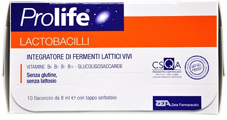 PROLIFE LACTOBACILLI 10 FLACONCINI 8ML