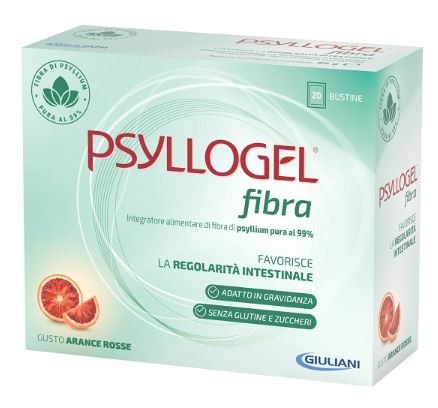 PSYLLOGEL FIBRA ARANCE ROSSE 20 BUSTINE