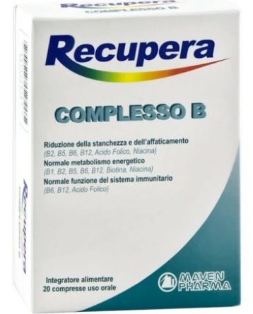 RECUPERA COMPLESSO B 20 COMPRESSE DIFESE IMMUNITARIE