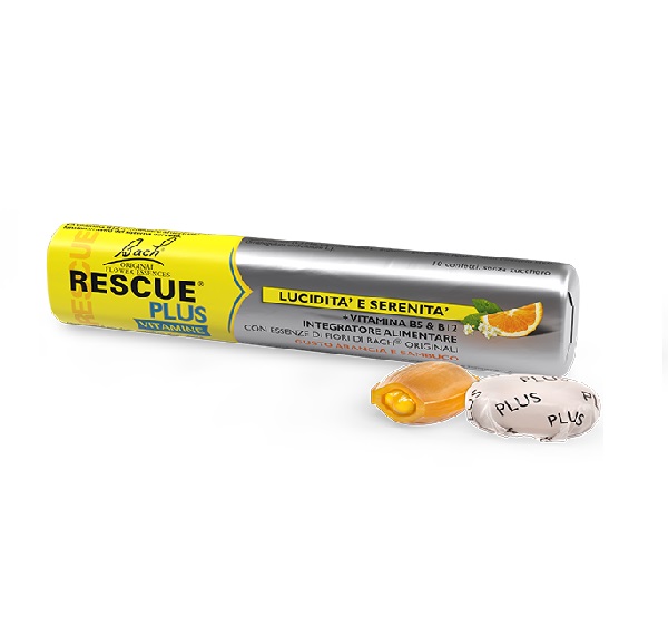 RESCUE PLUS 10 CONFETTI GUSTO ARANCIA E SAMBUCO