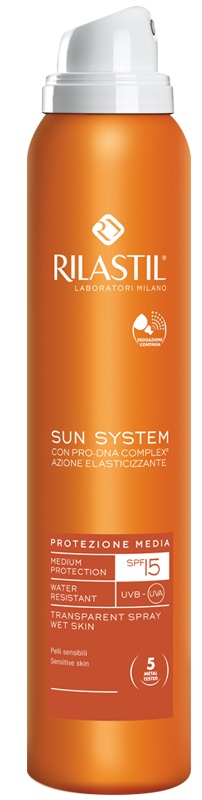 RILASTIL SUN SYSTEM SPRAY TRASPARENTE SPF 15