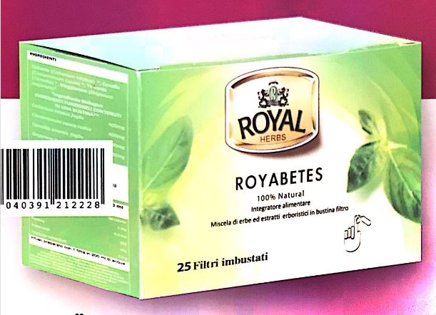 ROYABETES 25 BUSTE