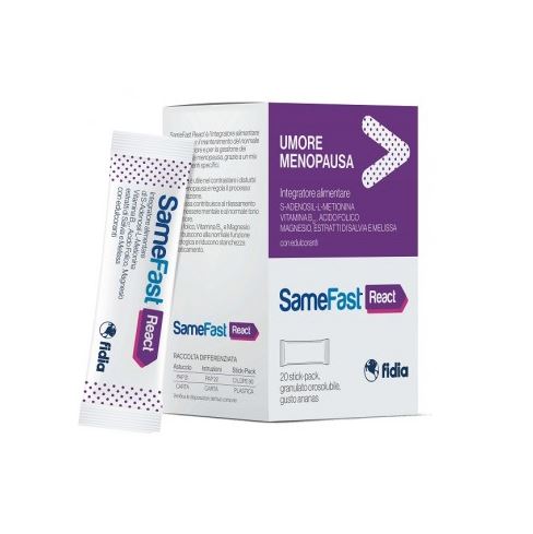 SAMEFAST REACT 20 STICK DA SCIOGLIERE IN BOCCA