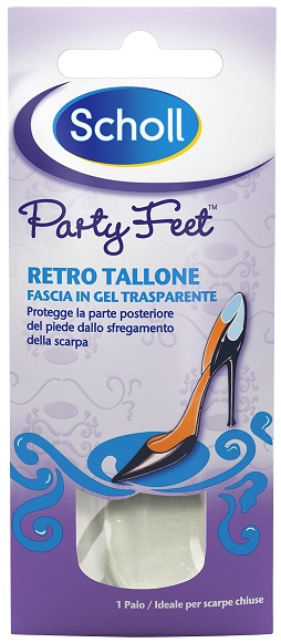 SCHOLL PARTY FEET GEL ACTIVE RETRO TALLONE