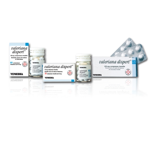 VALERIANA DISPERT 20 COMPRESSE 125 MG