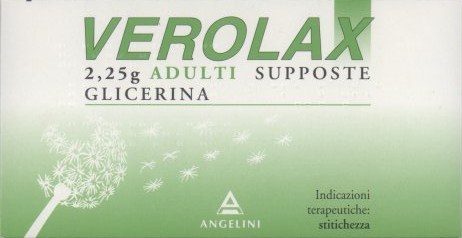 VEROLAX SUPPOSTE GLICERINA ADULTI 
