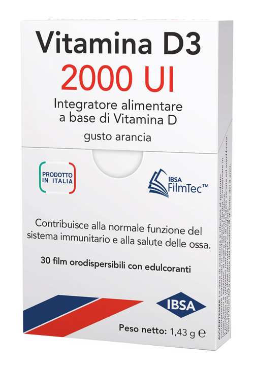 VITAMINA D3 IBSA 2000UI 30 FILM