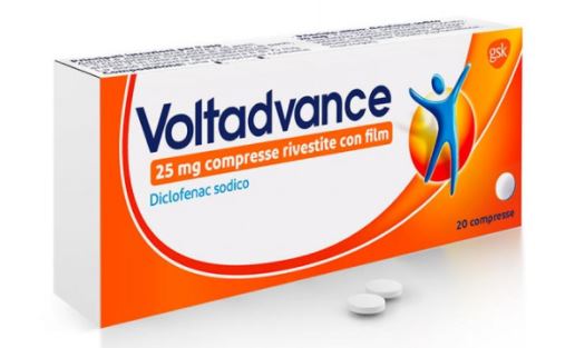 VOLTADVANCE 20 COMPRESSE 25MG