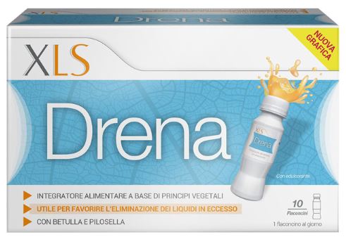 XLS DRENA 10 FLACONCINI PER I LIQUIDI IN ECCESSO